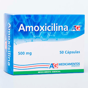 Amoxicilina 500 mg AG Caja x 50 Cápsulas  