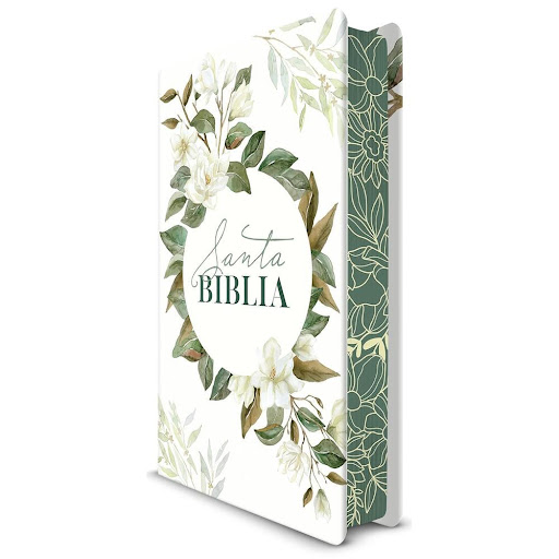 Biblia Rvr 1960. Letra Grande. (T.D) Con Cantos Pintados Origen Libro x 1.0 Biblia Rvr 1960. Letra Grande. (T.D) Con Cantos Pintados  Biblia tamaño manual, ultrafina y con letra grande. Tapa dura con flores blancas, cinta marcadora, y estudio conciso de los nombres de Dios.  