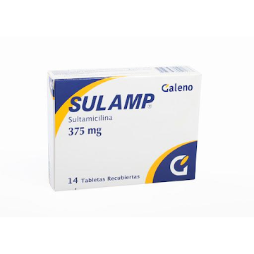 //Sulamp 375Mg Tabletas Cajas x14Tab. Sultamicilina                