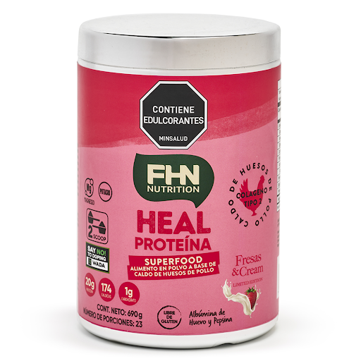 proteina, HEAL FRESAS & CREAM,690 gr FHN NUTRITION 690gr x 1 undefined
