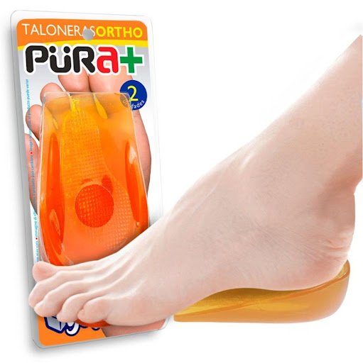 Talonera Masaje Pura+ Empaque individual con par de taloneras en silicón x 2  
