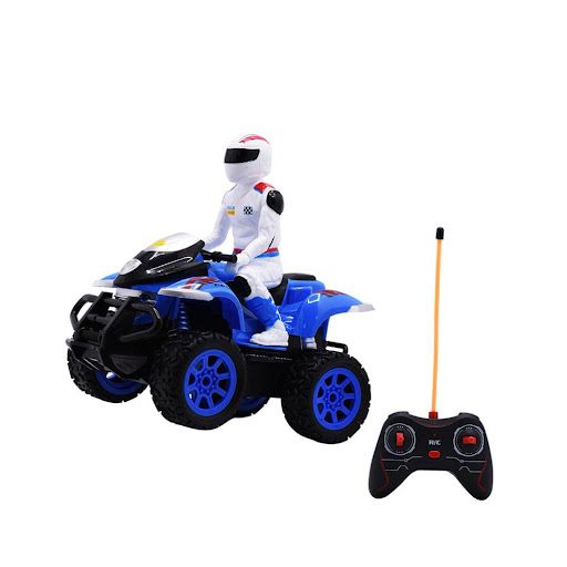 Moto Control Remoto Cuatriciclo Toy Logic Toy Logic Caja x 1 Vive increíbles aventuras llenas de velocidad y emoción con los Vehículos Toy Logic. Cuentan con increíbles detalles y colores, además de funcionar con Radio Control para mayor diversión. Sorprende a 