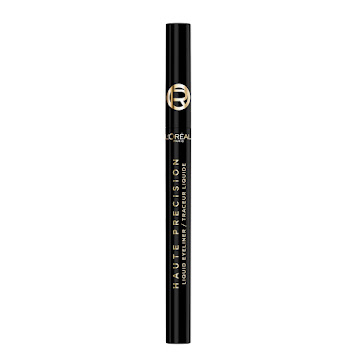 Delineador Loréal París Plumón Haute Precision Tono Black Silk 010 x 1 ml  