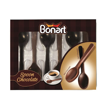 Cucharas Bonart Navidad De Chocolate Oscuro Y Leche x 48 gr   