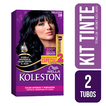 Tinte Wella Koleston Negro Azulado N°28 x 2 und  