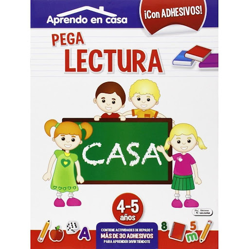 Pega Lectura. Aprendo En Casa. 4-5 Años Ediciones Saldana Libro x 1.0 PEGA LECTURA (4-5 AÑOS) APRENDO EN CASA  Autor: VV.AA. Nº de páginas: 20 Editorial: SALDAÑA Idioma: CASTELLANO Encuadernación: Tapa blanda ISBN: 8436026776353 Año de edición: 2015 Plaza de edición: ES