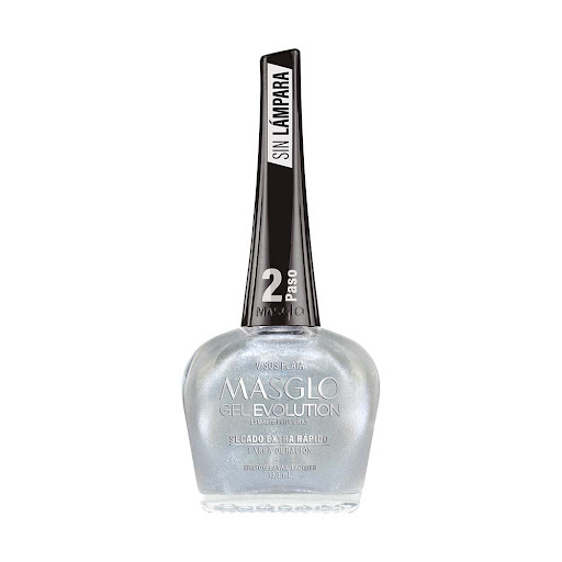 Esmalte Masglo Gel   Evolution Visos Plata x 13.5 ml