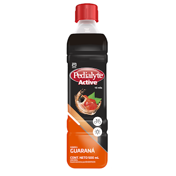 Suero Rehidratante Pedialyte Active Guaraná Frasco x 500 ml  
