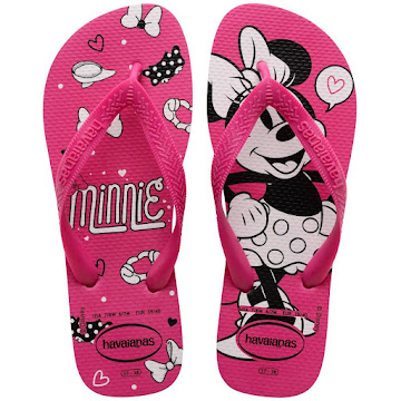 Sandalias Havaianas Top   Disney Rosa T37-38 x 1 par 