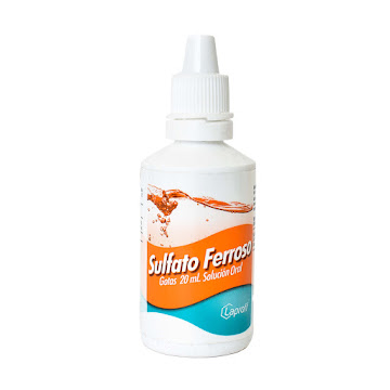 Sulfato Ferroso 125 mg Laproff Frasco x 20 ml  