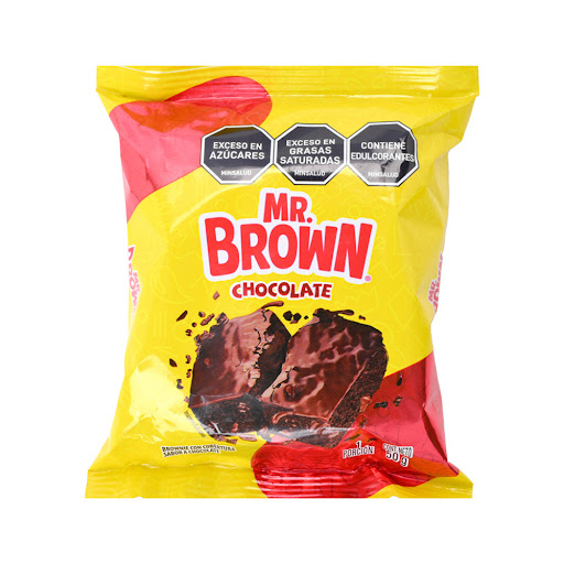 Brownie Mr Brown Bimbo Chocolate Paquete x 50 gr