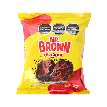 Brownie Mr Brown Bimbo Chocolate Paquete x 50 gr  