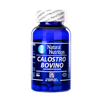 Calostro Bovino Natural Nutrition Frasco x 60 Cápsulas  