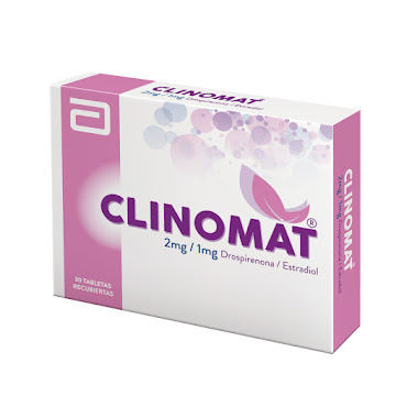 Clinomat Drospirenona + Estradiol 2mg /1mg Abbott Caja x 30 Tabletas  