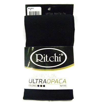 Medias Ritchi Pantalón Ultra Opaca Talla S Negro x 1 und