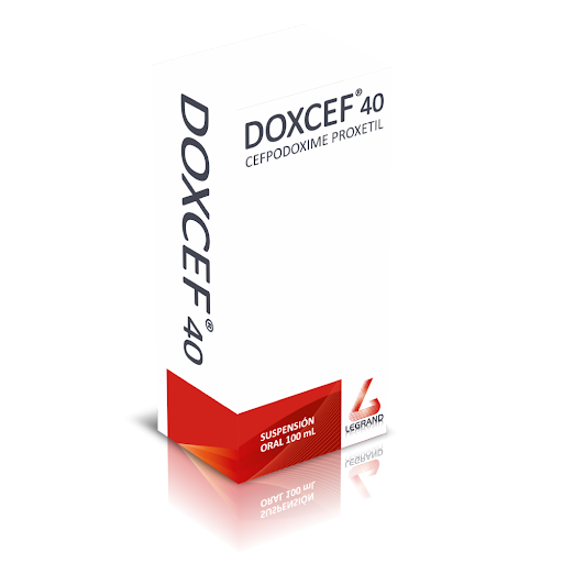Doxcef Cefpodoxime Proxetil 40 mg Legrand Suspensión Oral Frasco x 100 ml