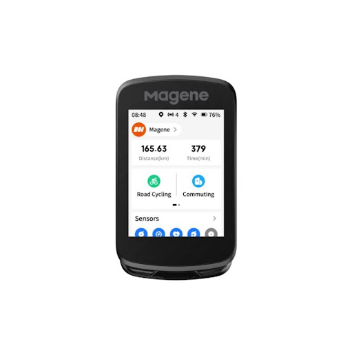 Ciclocomputador. Referencia C606 V2 Magene Caja x 1 x und El Magene C606 V2 es un ciclocomputador diseñado para ciclistas que buscan datos precisos y conectividad avanzada. Cuenta con pantalla a color de alta visibilidad, GPS integrado y compatibilidad con s