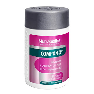 Compon-X L-Carnitina Frasco Nutrabiotics x 180 Cápsulas  