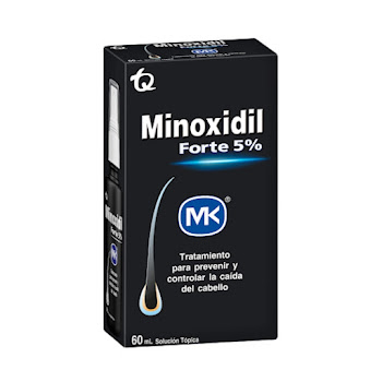 Minoxidil Forte Minoxidil 5% MK Solución Tópica Spray x 60 ml  