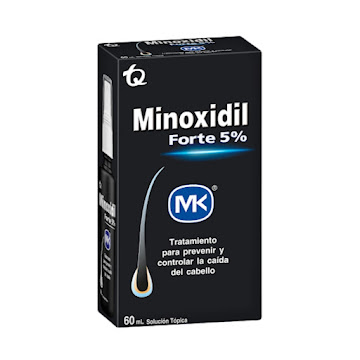 Minoxidil Forte Minoxidil 5% MK Solución Tópica Spray x 60 ml  
