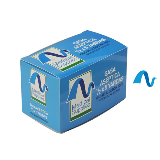 Gasa 1/5 x 5  Aséptica – Paquete x 2 Medical Supplies  Paquete x 2  x 2 Gasa aséptica elaborada en algodón, ideal para limpieza, protección y absorción de fluidos en curaciones y procedimientos básicos. Presentación en paquete x 2 unidades, práctica y económica para uso c