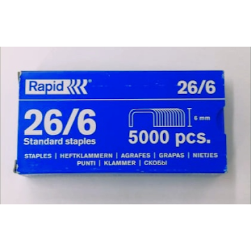 GRAPAS RAPID PARA   COSEDORA STANDAR 26/6 X5000UND  