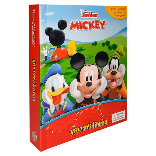 Diverti Libros. Mickey. Disney Phidal Libro x 1.0 DIVERTILIBROS-MICKEY  Formato: Libro físico Autor: Phidal Publishing Inc Editorial: Phidal Colección: Libros infantiles Año: 2018 Idioma: Español Encuadernación: Tapa blanda Dimensiones: 25.3 x 20.1 c