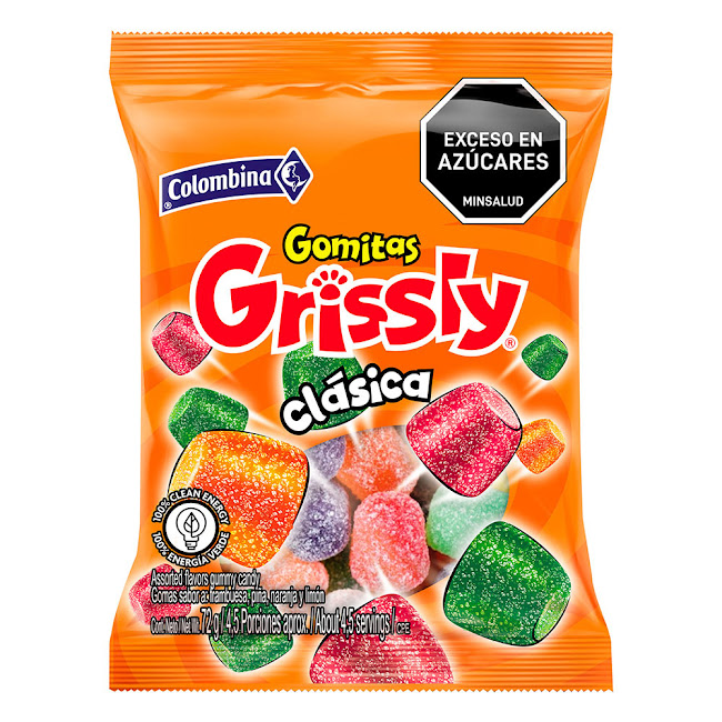 Gomas Grissly Colombina   Clásica x 72 gr  