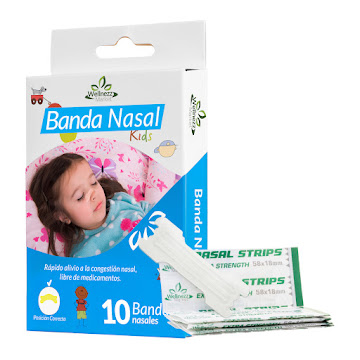 Banda Nasal Kids Wellnezz Caja x10 Bandas  