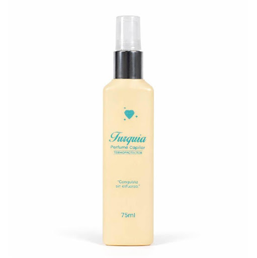 Perfume Capilar Turquia  x 75 ml Vegano Cosmetics Envase x 1 und Perfume Termoprotector para cabello. Fragancia femenina dulce y envolvente con protector de calor, brillo y control frizz. Protege de plancha y secador mientras deja suavidad y aroma irresistible.