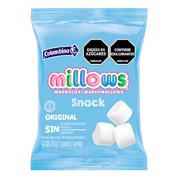 Masmelos Colombina Millows Blanco x 35 gr  