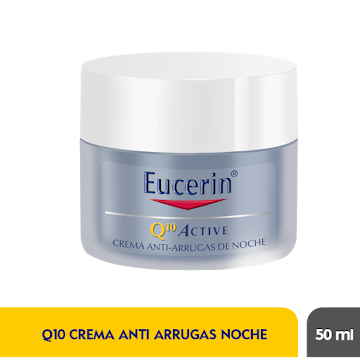 Crema Eucerin Facial   Anti-Arrugas Noche Q10 X50ml                      
