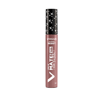 Labial Vogue Resist Mate Con Destellos Tono Deslumbrante Tubo x 3 ml  