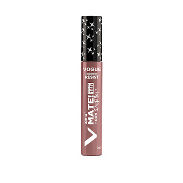 Labial Vogue Resist Mate Con Destellos Tono Deslumbrante Tubo x 3 ml  