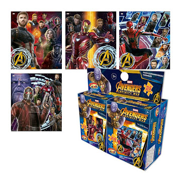 Solo Online Rompecabezas Avengers    Infinity War 4 X 24 Piezas 
