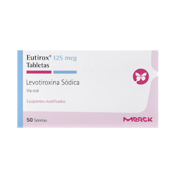 Eutirox Levotiroxina Sódica 125 mcg Merck Caja x 50 Tabletas  
