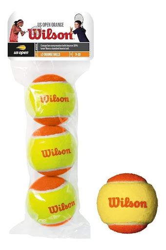 Pelotas De Tenis X3 Wilson Transición Color Naranja Wilson Tarro x 3 Modelo: Transición NaranjaDiseñada para ayudar a los jugadores jóvenes que buscan iniciarse o desarrollar su juego, la pelota Starter roja presenta una compresión más baja para ofrecer características