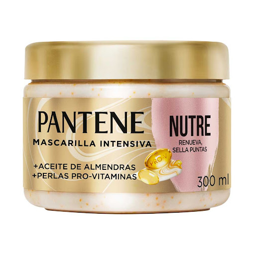 Mascarilla para cabello Pantene Nutre y Sella Puntas Pote x 300 ml