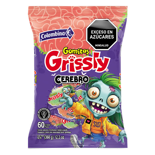 Gomas Grissly Cerebro Paquete x 360 gr