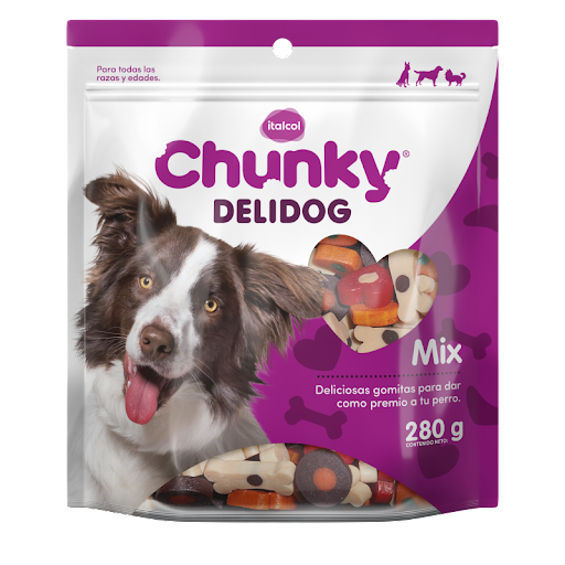 Snacks Para Perros Chunky Delidog Mix x 280 gr
