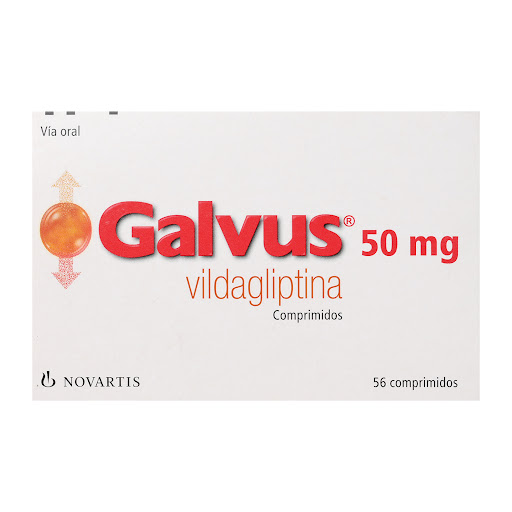 Galvus Vildagliptina 50 mg Siegfried Caja x 56 Tabletas