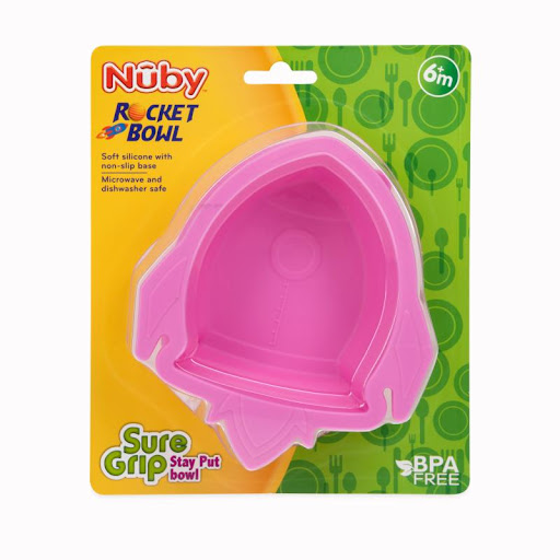 Plato Nuby Antideslizante Cohete x 1 und