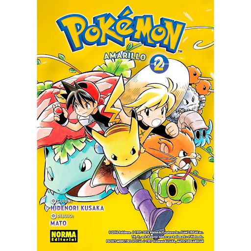 Pokemon 4. Amarillo 2 Editorial Norma Libro x 1.0 POKÉMON 04. AMARILLO 2   Autores:Hidenori Kusaka, Mato  Colecciones:CÓMIC MANGA  Editoriales:NORMA Editorial  Series:POKÉMON   ¡¡NO TE PIERDAS EL EMOCIONANTE DESENLACE de LA SAGA POKÉMON AMARILLO!!  B