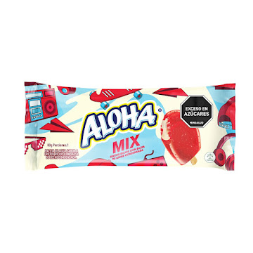 Helado Crem Helado Aloha Frutos Rojos Mix Con Leche Condensada x 80 gr  