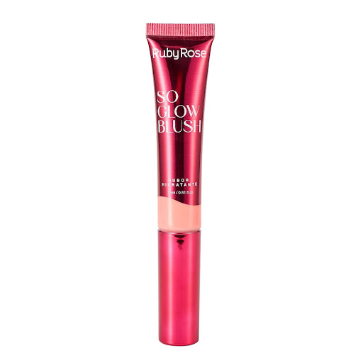Rubor Líquido Ruby Rose So Glow Tono Peachy Tubo x 15ml