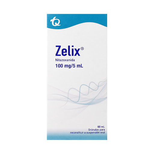 Zelix Nitazoxanida 100mg/5ml Tecnoquimicas Frasco x 60 ml