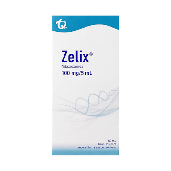Zelix Nitazoxanida 100mg/5ml Tecnoquimicas Frasco x 60 ml  