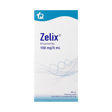 Zelix Nitazoxanida 100mg/5ml Tecnoquimicas Frasco x 60 ml  