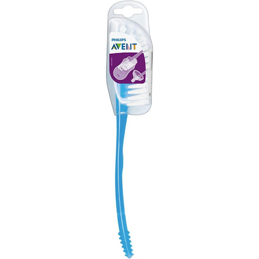 Cepillo Limpiador Philips Avent Para Teteros Y Tetinas Azul (0 m+) Blíster x 1 und