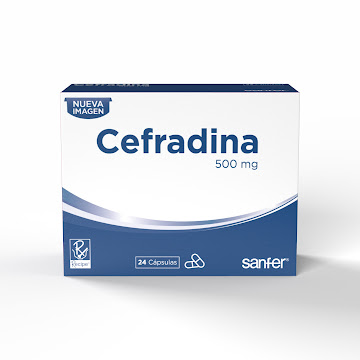 Cefradina 500mg Bussie Caja x 24 Cápsulas  
